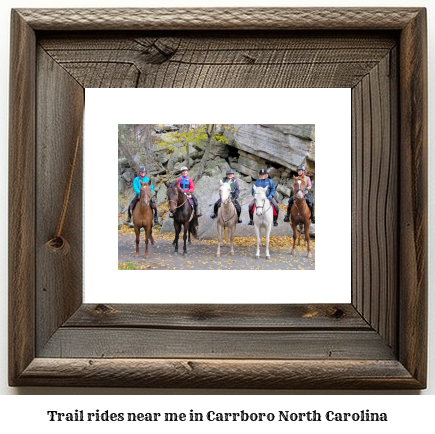 trail rides near me in Carrboro, North Carolina